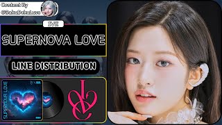 IVE (아이브) - Supernova Love (Line Distribution)