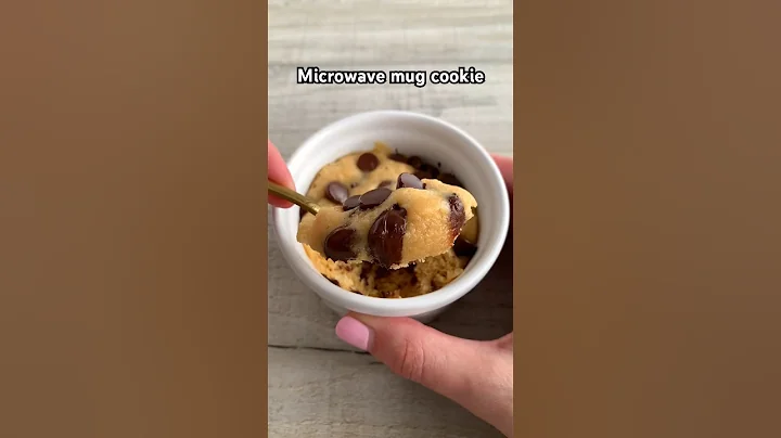 Worlds easiest microwave cookie #shorts