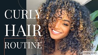 My Summer Curly Hair Routine 2020 Long Lasting & Defined Curls