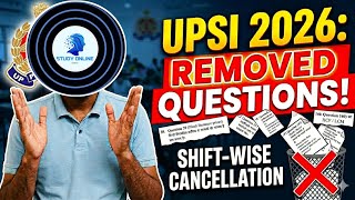 UPSI के Removed Questions ||Upsi normalisation || upsi normalisation 2026 | upsi normalization
