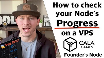 How to Check Your Nodes Progress on a VPS | Gala Games Founders Node | Tutorial