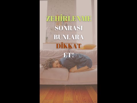 Zehirlenmelerde İlk YARDIM!