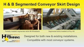 How to change out conveyor skirt rubber and liners in a matter of minutes