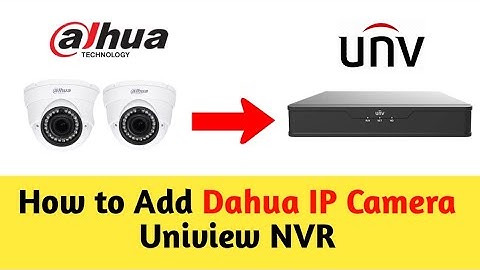 How to Add Dahua IP Camera to UNV NVR |Dahua Camera adding in UNV NVR | Onvif Protocol setting On|