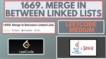 Leetcode | 1669. Merge In Between Linked Lists | Medium | Java