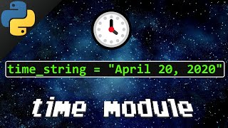 Python time module ⌚