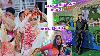 Sachin betar Bia ll আজি হল marriage ceremony/ Reception party vlog Full Enjoy Dance with friends 🥳