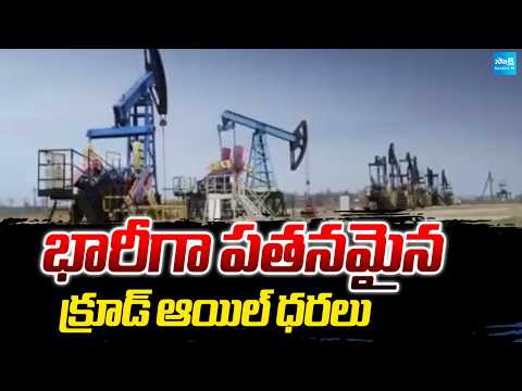 భారీగా పతనమైన క్రూడ్ ఆయిల్ ధరలు | Crude Oil Prices Dropped | Iran Vs USA Conflict | Sakshi TV - SAKSHITV