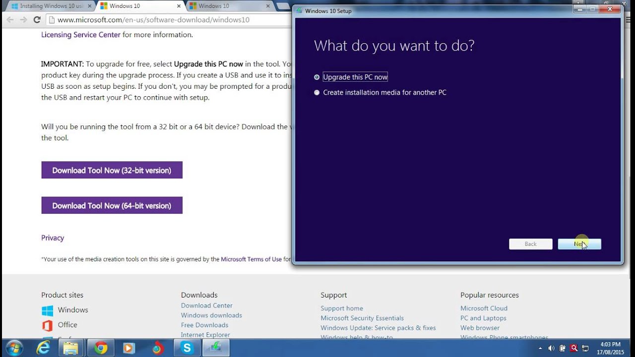 how to upgrade your pc in windows 10 - YouTube