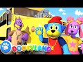 Wheels on the bus sharing is caring  more kids songs  nursery rhymes  doggyland compilation