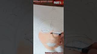 #drawing Maa Durga#part 1