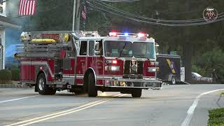 Green Village Fire Department - Quint 2 Responding.