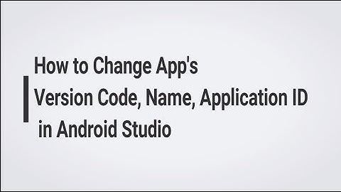 How to Change App