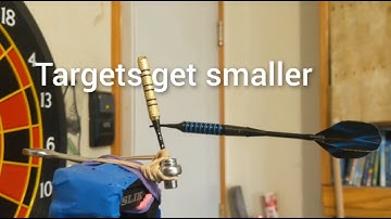 Trick Shots but the Targets Get Smaller