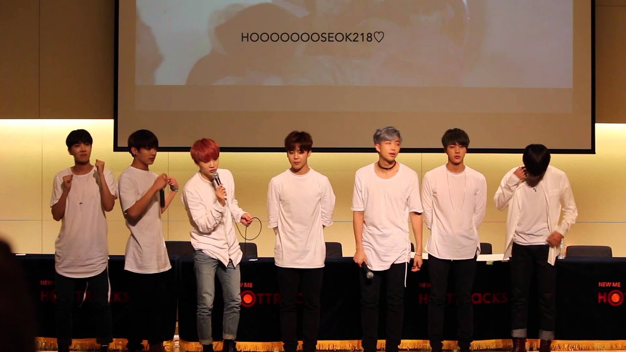 150509 BTS 사인회 ENDING ALL MEMBER - YouTube