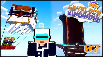 Ghastly Villager Tower in Skyblock | Skyblock Kingdoms S2 E7