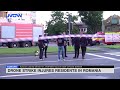 Drone strike injures residents in Romania