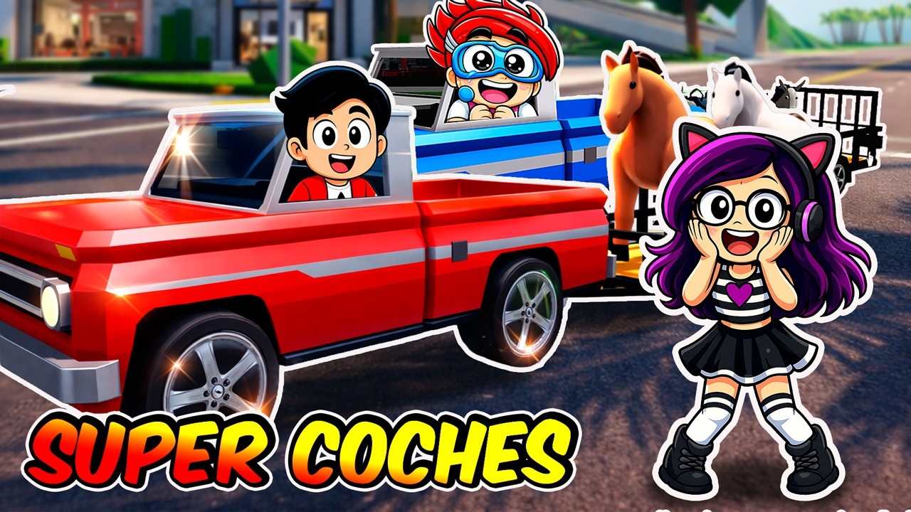 BATALLAS de SUPER COCHES de REMOLQUE en BROOKHAVEN | Kori Roblox