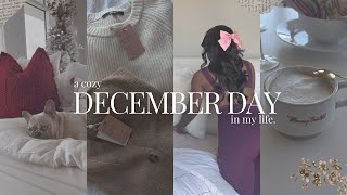 A COZY DECEMBER DAY IN MY LIFE ☁ | BEDROOM REFRESH + HOLIDAY DECORATIONS + SELF CARE | iDESIGN8