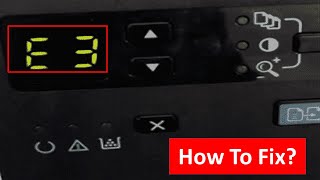 Fix HP Printer Error Code E3 in Windows PC