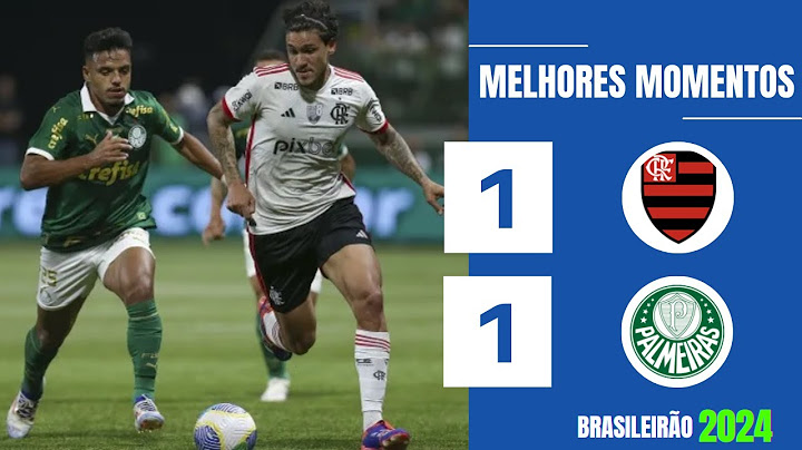 FLAMENGO 1 X 1 PALMEIRAS | GOLS E MELHORES MOMENTOS | 22ª RODADA BRASILEIRÃO 2024