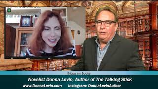Novelist, Donna Levin, Author of The Talking Stick, featured on the talk show Briggs on Books