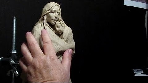 Instructional DVD on Sculpting - Creating a Female Holding A Baby by David Lemon
