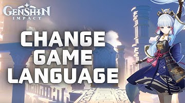 How to Change Game Language in Genshin Impact 2024?