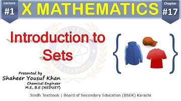 Introduction to Sets || Chapter 17 || Class 10 Maths || Lecture 1 || by ykSir