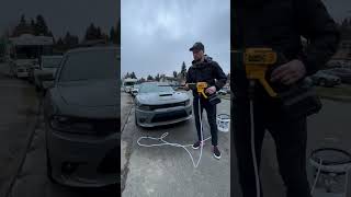 Cordless pressure washer 😳 ‼️ Dewalt 550 psi ‼️ Milwaukee ryobi makita ridgid power wash car wash screenshot 5