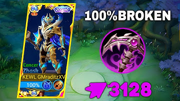 PERFECT HIGH DAMAGE BUILD ZHASK MOST INSANELY AGGRESSIVE!! | ZHASK BEST BUILD 2023