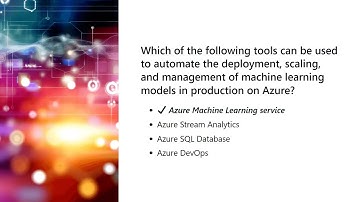 Microsoft DP 100 Designing and Implementing a Data Science Solution on Azure  Exam