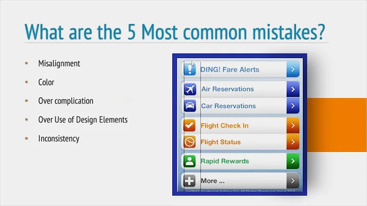 Top 5 Common Design Mistakes