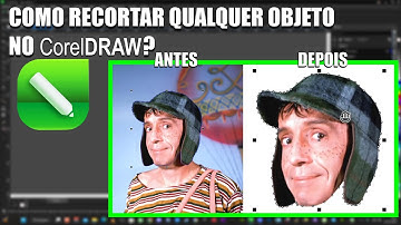 COMO RECORTAR QUALQUER OBJETO NO COREL - INTERSEÇÃO