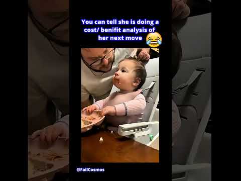 Baby Thinking Of Her Next Move