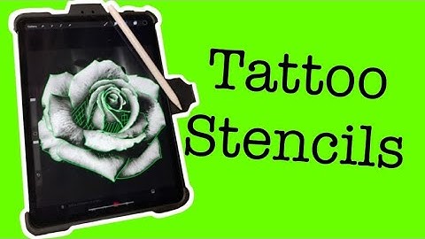 ✅How to make TATTOO STENCIL with Procreate!! ❗❗