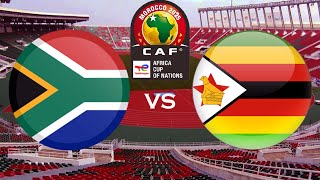  South Africa Vs Zimbabwe  Mchezo Wa Afcon 2025 afcon 2025