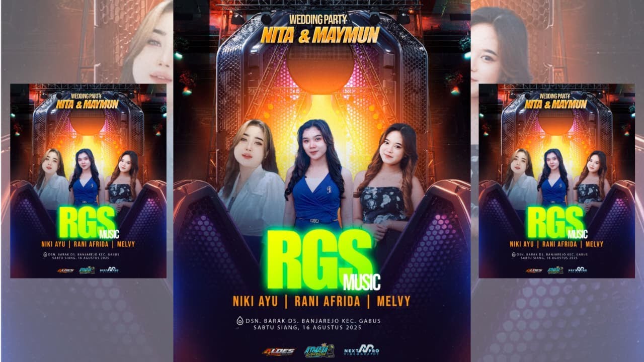 :: LIVE STREAMING RGS MUSIC  || WEDDING NITA FEBRIANTI & MUHAMMAD MAYMUN NAJIKH ::