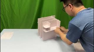 PCV file holder, model G, right vertical mounting video