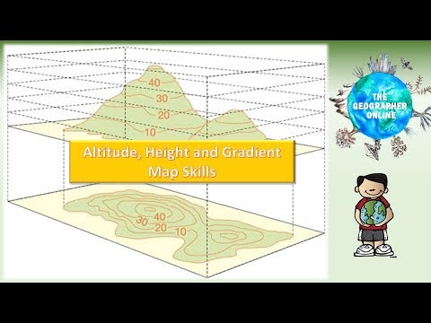 Video: How To Determine The Absolute Height Of Mountains And Plains On A Map