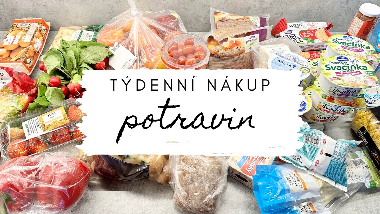 TÝDENNÍ NÁKUP POTRAVIN🛒 a co se u nás zase děje...