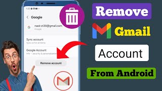 how to remove gmail account from android phone 2024 [remove google account] | remove gmail id