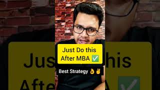 What to Do After MBA ?? | MBA Career Options ?✌ | MBA By Sunil Adhikari | shorts ashortaday