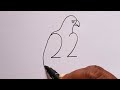 How to turn 22 into eagle drawing  how to draw eagle with number  eagle drawing art