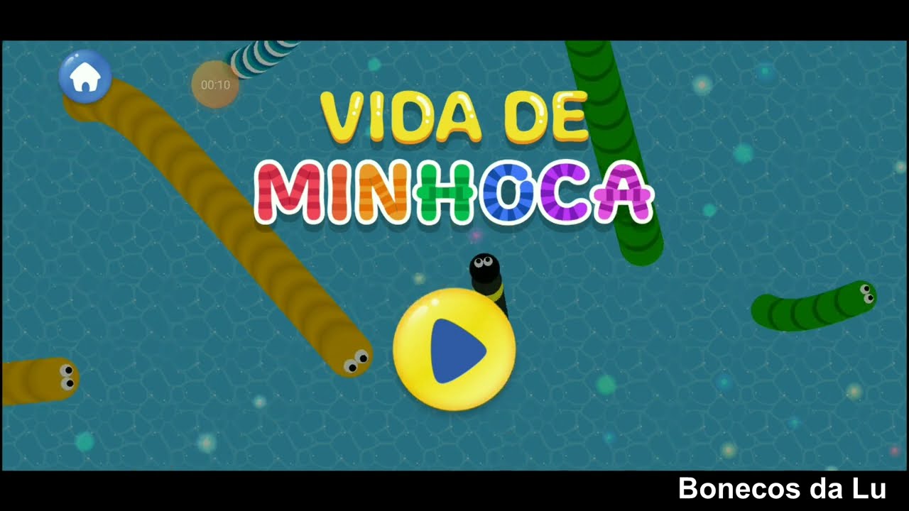 LUCCAS NETO JOGO DA MINHOCA - GAMEPLAY #1 