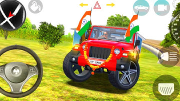 Modified Mahindra Thar😈Games:Indian Red Thar (Gadi Wala Games) Car Game Android Game - #2025​