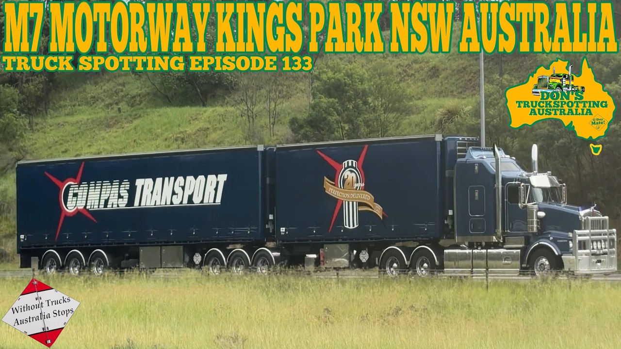 Don's Aussie Truck Spotting Episode 133 M7 Motorway Kings Park NSW Australia #truckspotting #trucks