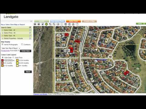 Landgate Map - powered by iDelve - an Amristar product