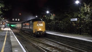 Deltic D9009 Alycidon Hauling The Swanage Belle Wakes Up Rowley Regis 21 Oct 2017