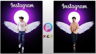 New creative light effect photo editing | instagram text effect photo editing picsart